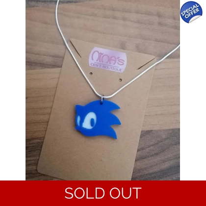 Sonic the Hedgehog ( Sonic ) Classic Necklace 3D Printed